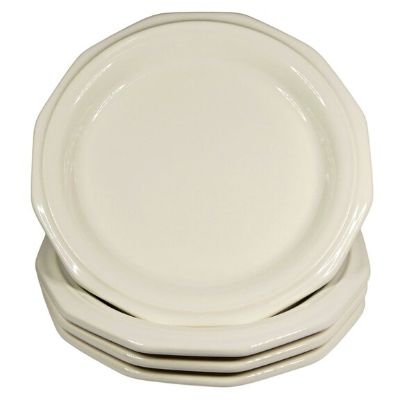 Pfaltzgraff Heritage White Dessert Plates, Set of 4, 6.75", Vintage 1980s - Picture 1 of 3